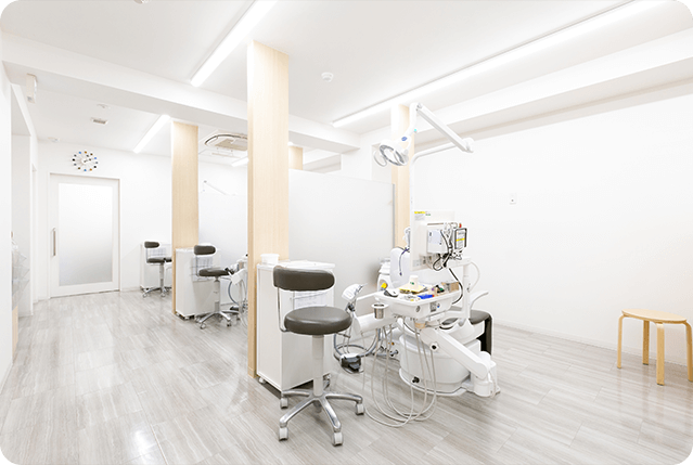 バリアフリーで段差がない院内